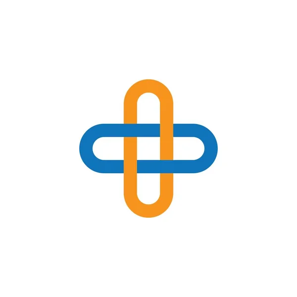 Cadena corporativa Logo — Vector de stock