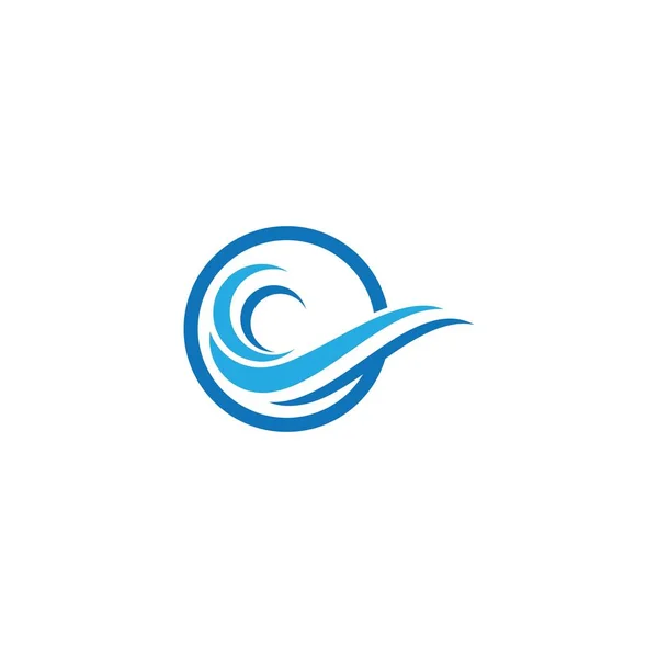 Логотип водных волн — стоковый вектор