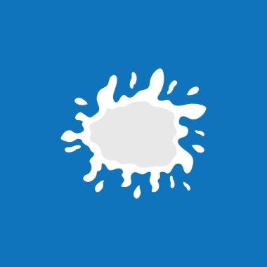 Süt Sıçratma illüstrasyon vektörü 