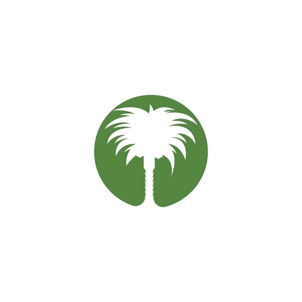 Date palm logo — 스톡 벡터