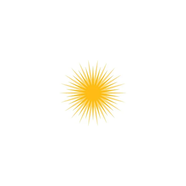Güneş ılustration Logo vektör — Stok Vektör