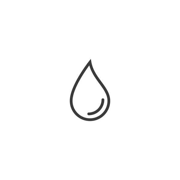 Logo de gota de agua — Vector de stock