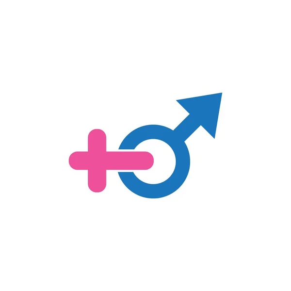 Gender logo vector — Stock Vector