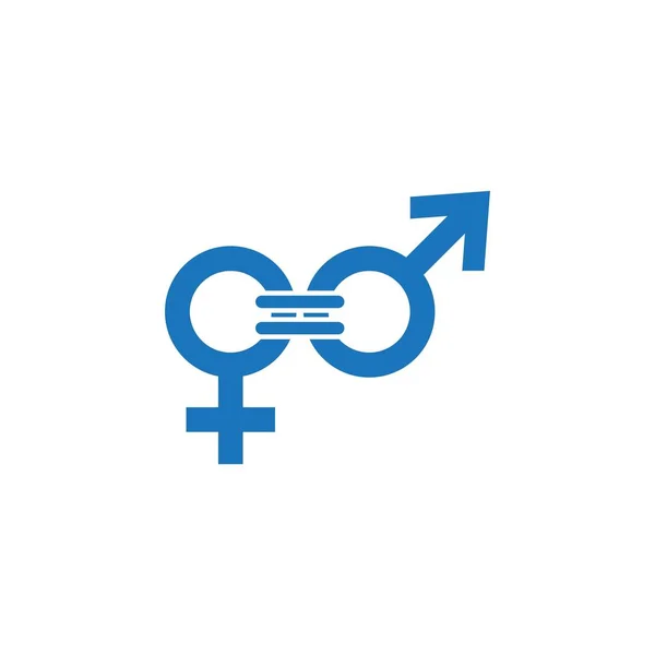 Gender logo vector — Stock Vector