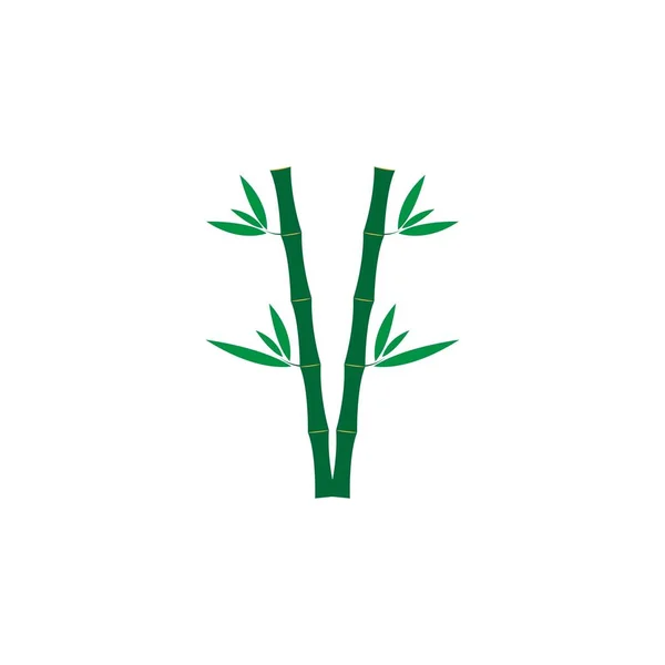 竹子加绿色 — 图库矢量图片
