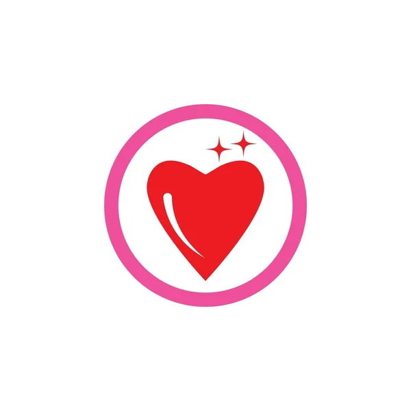 Heart Logo Template — Stock Vector