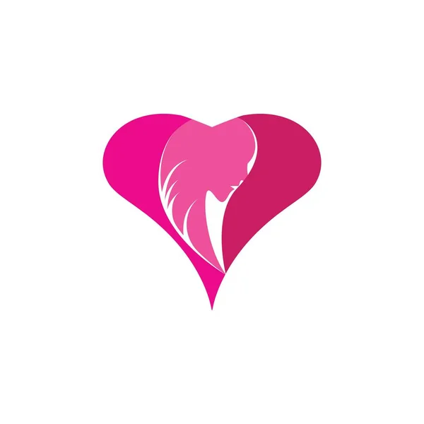 Plantilla de logo corazón — Vector de stock
