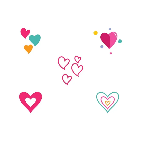 Amor logo vector — Vector de stock