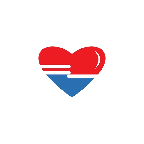 Heart Logo Template — Stock Vector
