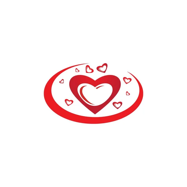 Heart Logo Template — Stock Vector