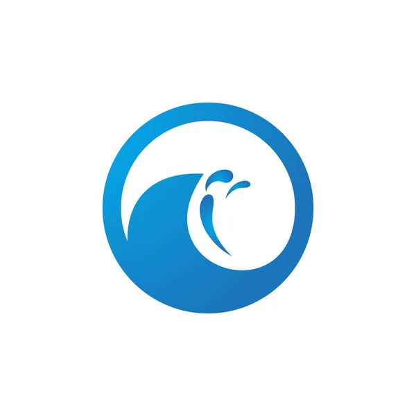 Logotipo respingo de água — Vetor de Stock