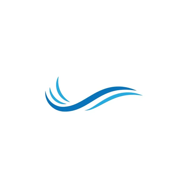 Logo der Wasserwelle — Stockvektor