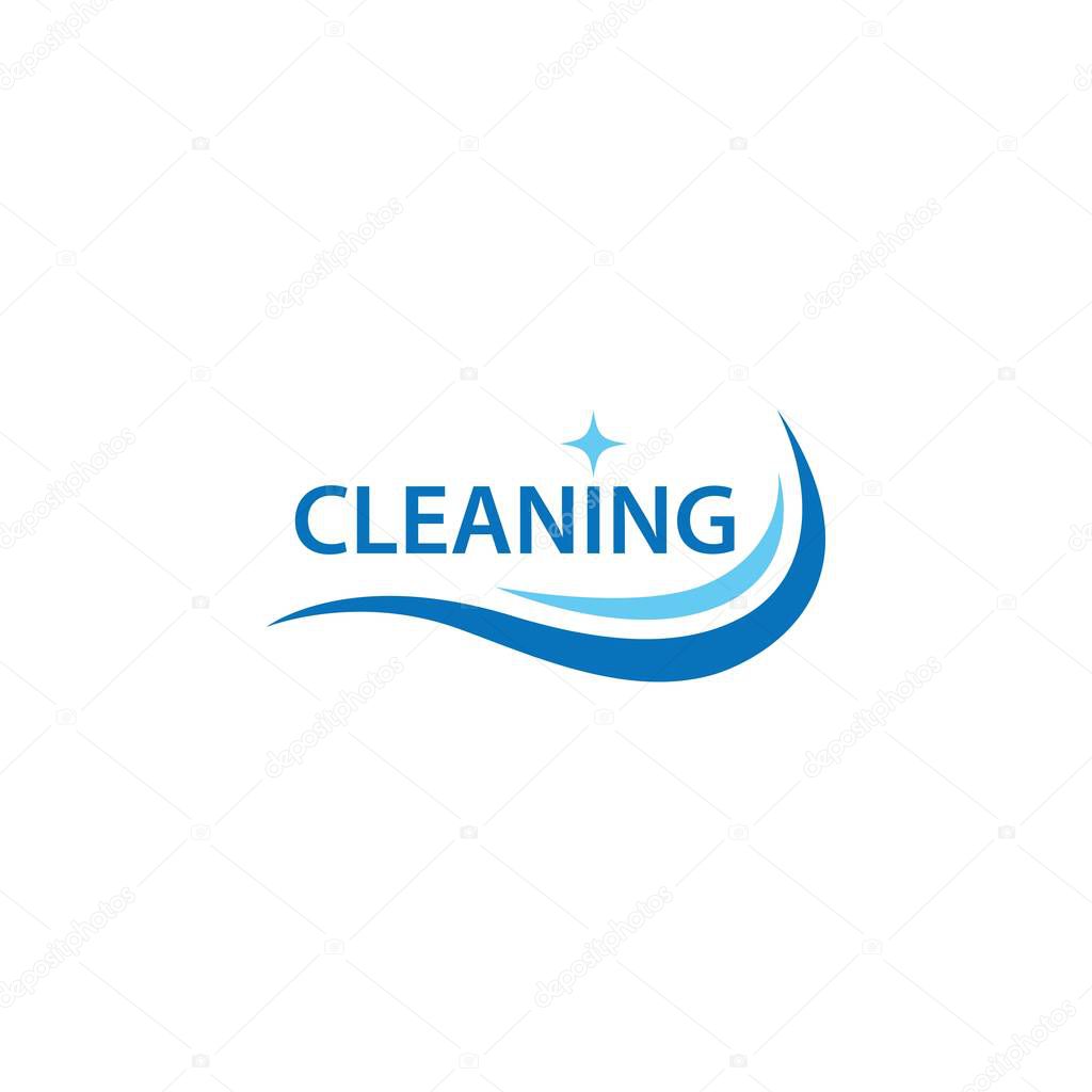 Cleaning logo and symbol ilustration vector template