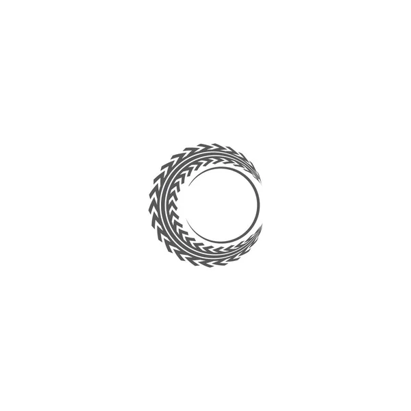 Tires illustration logo vector — Stock Vector
