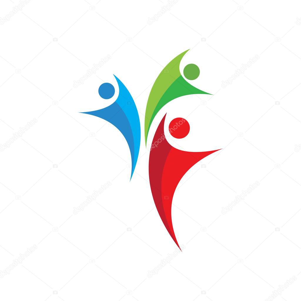 Community care Logo template vector