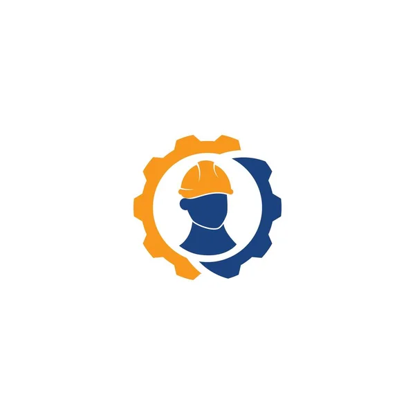 Wektor logo pracownika — Wektor stockowy