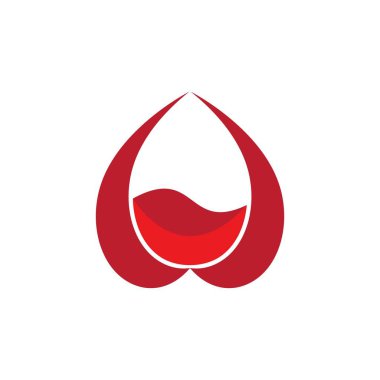 Kan ilüstrasyonu logosu 