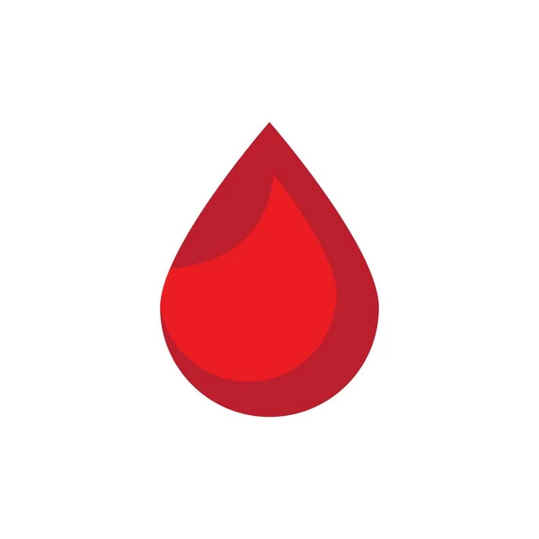 Blod ilustration logotyp — Stock vektor