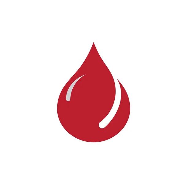 Blod ilustration logotyp — Stock vektor