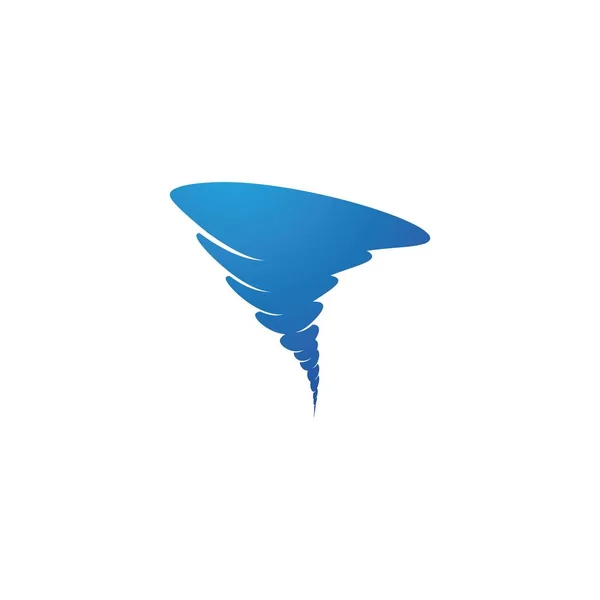 Tornado de viento logo vector — Vector de stock