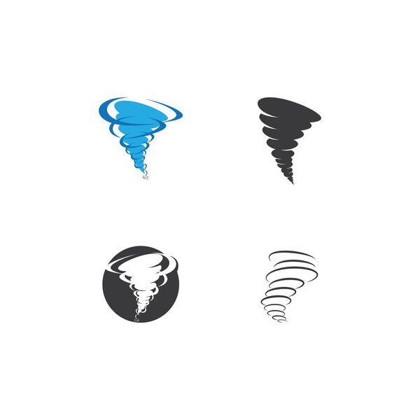 Wind tornado logo vector 