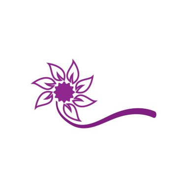 Plumeria çiçek logosu