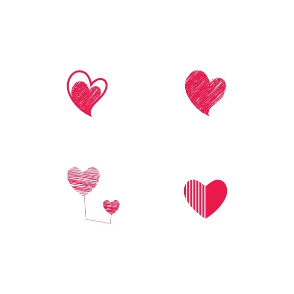 Вектор логотипа любви — стоковый вектор
