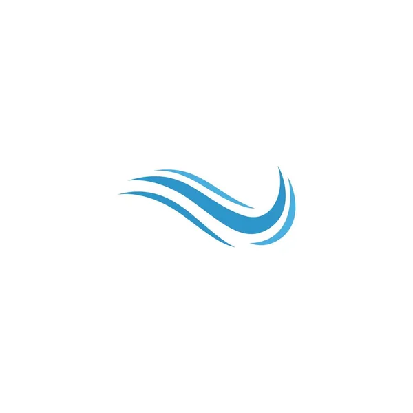 Logo der Wasserwelle — Stockvektor