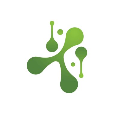 molekül Logo vektör 