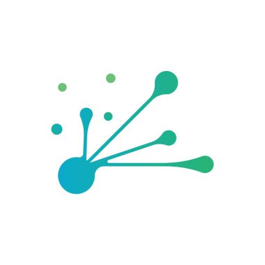 molekül Logo vektör 