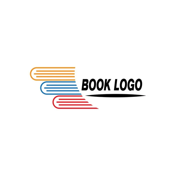 Plantilla Logo Libro — Vector de stock