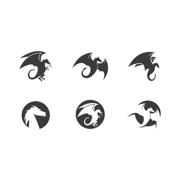 Logotipo do dragão — Vetor de Stock