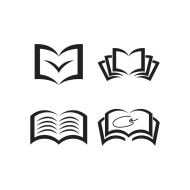 Kitap logo şablonu