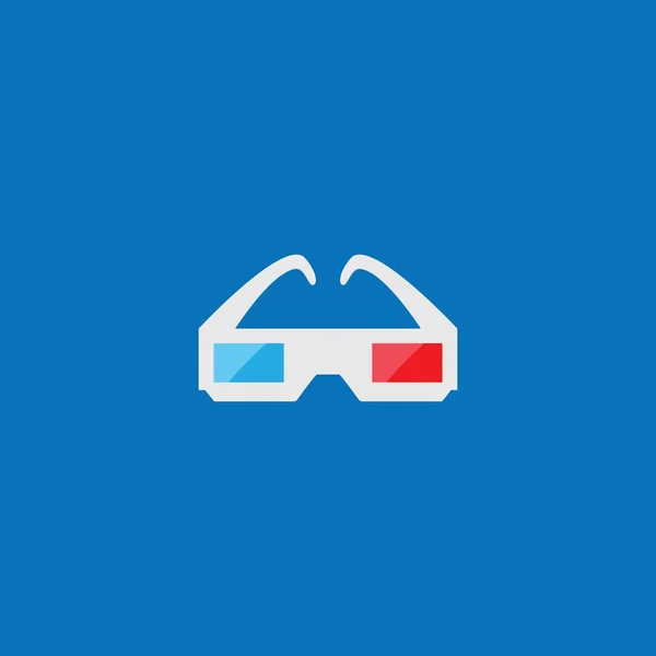 3D gözlük simgesi — Stok Vektör