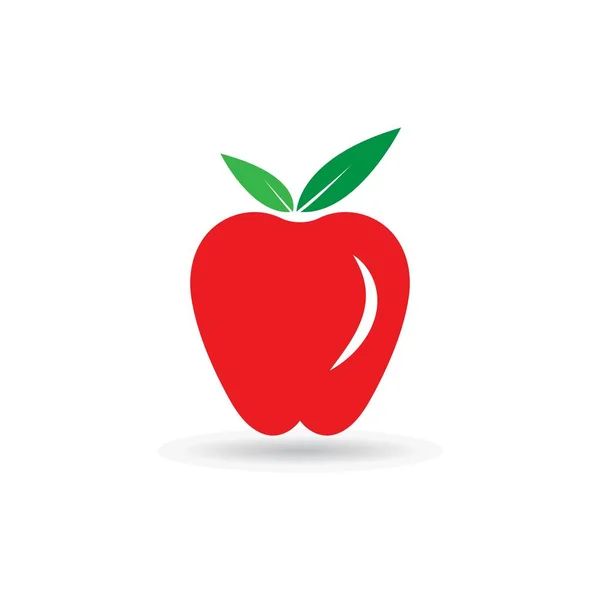 Vector logo manzana — Vector de stock