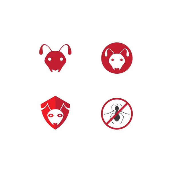 アリのロゴ — ストックベクタ