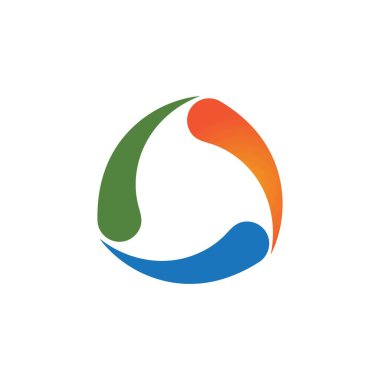 Üçgen logo vektör 
