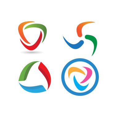 Üçgen logo vektör 