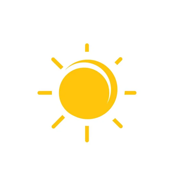 Логотип солнечной иллюстрации — стоковый вектор