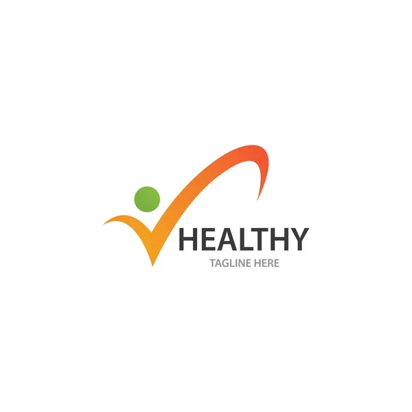 Healthy Life people Logo — Stock Vector