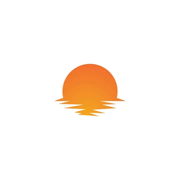 Вектор логотипу ілюстрації сонця — стоковий вектор