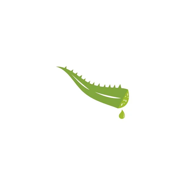 Aloe vera logo — ストックベクタ
