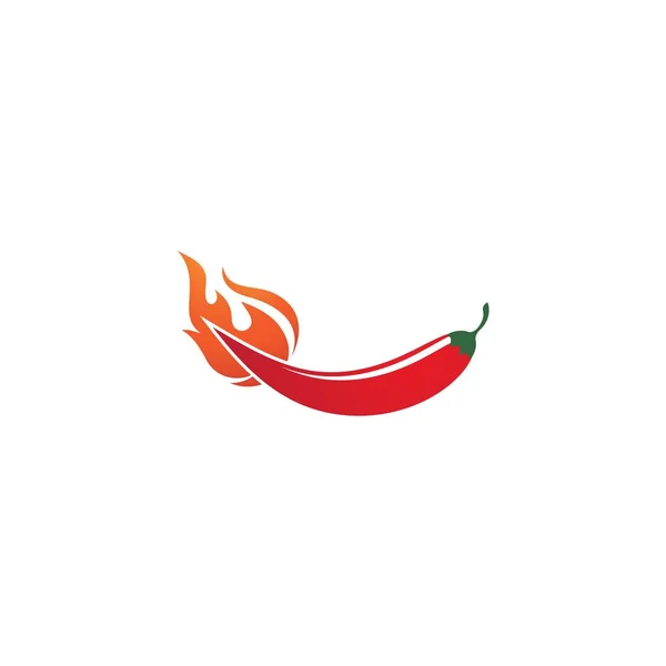 Hot Chili illustratie logo vector — Stockvector