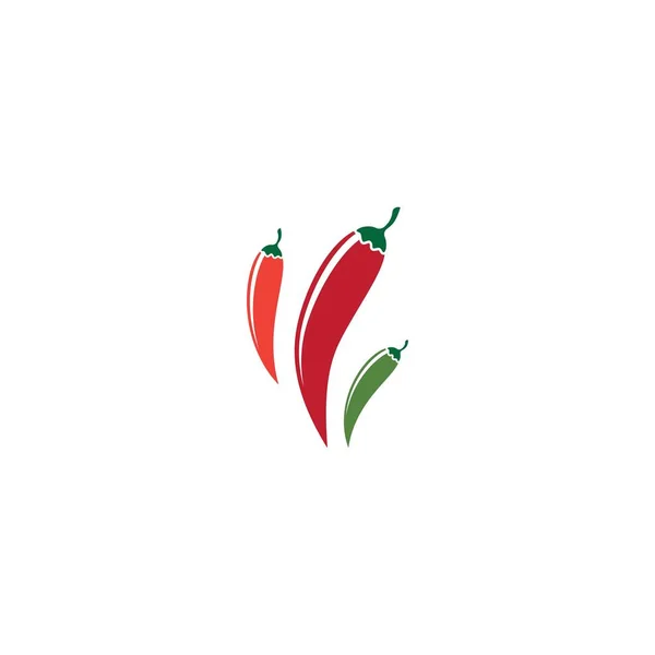 Hot Chili illustratie logo vector — Stockvector