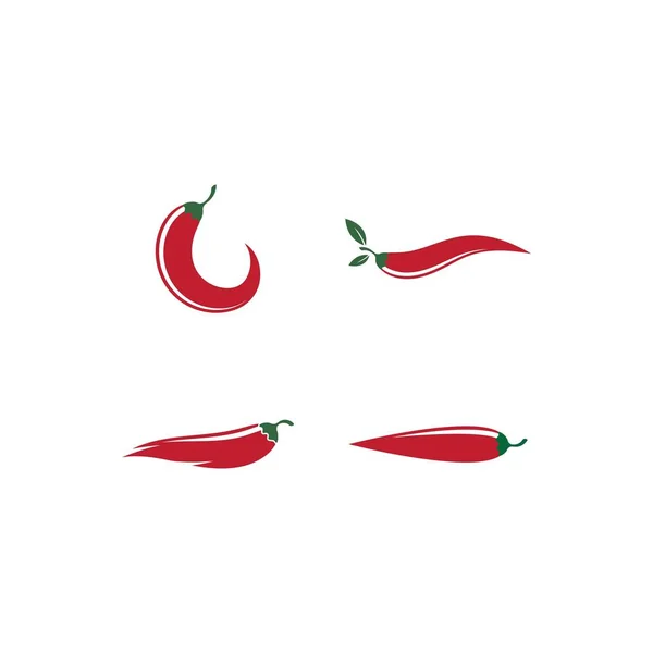 Chili illustration logo vecteur — Image vectorielle