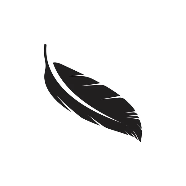 Ilustracja pióro wektor logo — Wektor stockowy