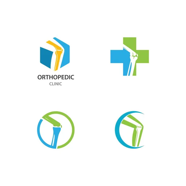 Logo kliniki ortopedycznej — Wektor stockowy