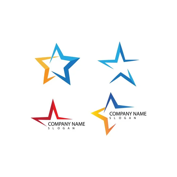 Star Logo Mall Vektor Ikon Illustration Design — Stock vektor