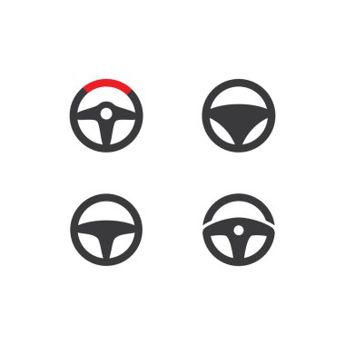 Direksiyon logosu düz tasarım