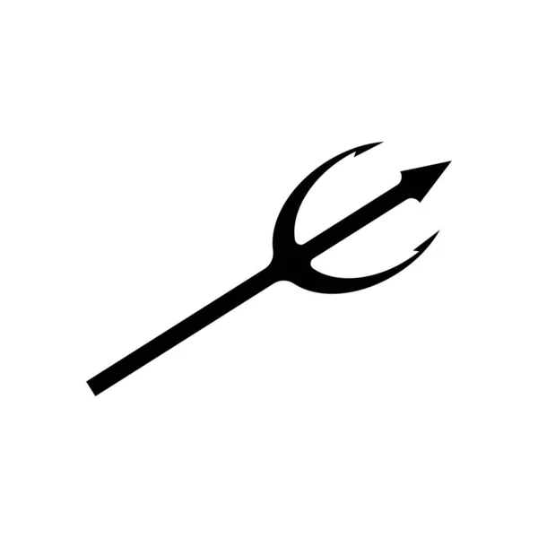 Trident Logo Malli Vektori Kuvake Kuvitus Suunnittelu — vektorikuva
